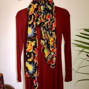 Vibrant Betsey Johnson Scarf